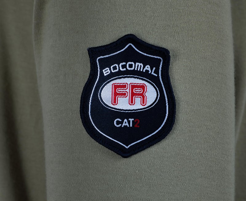 BOCOMAL FR Shirts Flame Resistant Shirt 5.5oz 100% Cotton Gray Light Weight CAT2 Fire Retardant Henley Shirts - Image 5